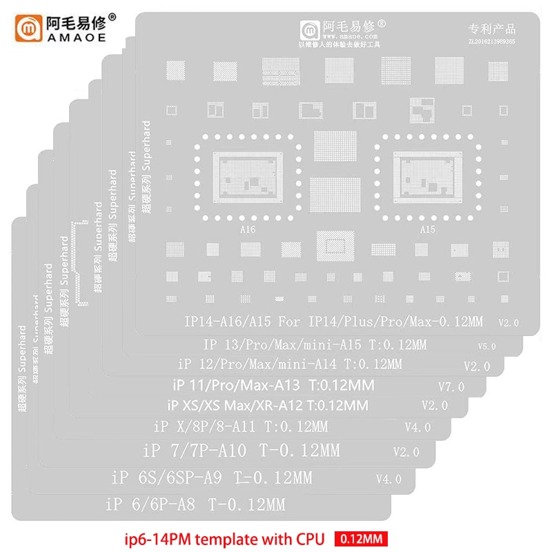 AMAOE-BGA  ٽ ø,  5S 6 6S/ 7 8 X XS /MAX /XR 11 11PRO/MAX 12/13 14 12/13Pro Max ƾ ޽